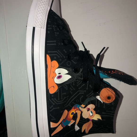 Converse All Stars Chuck Taylors High Top Space Jam 172485C Mens 6 Womens 8 - Picture 8 of 12